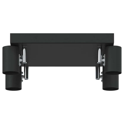 Loftsspot Sort 26.5 X 26 X 11.5 Cm Stål - Billede 6