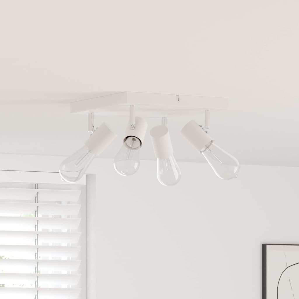 Loftsspot Med Spotlights 26 X 26 X 11,5 Cm Metal - Variant 4108186