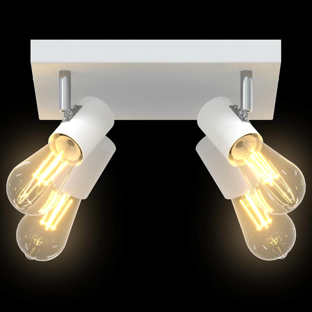 Loftsspot Hvid 26.5 X 26 X 11.5 Cm Stål - Billede 12