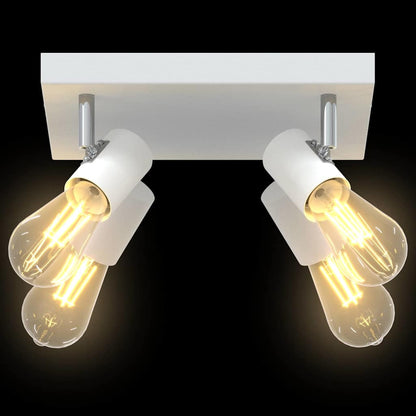 Loftsspot Hvid 26.5 X 26 X 11.5 Cm Stål - Billede 12