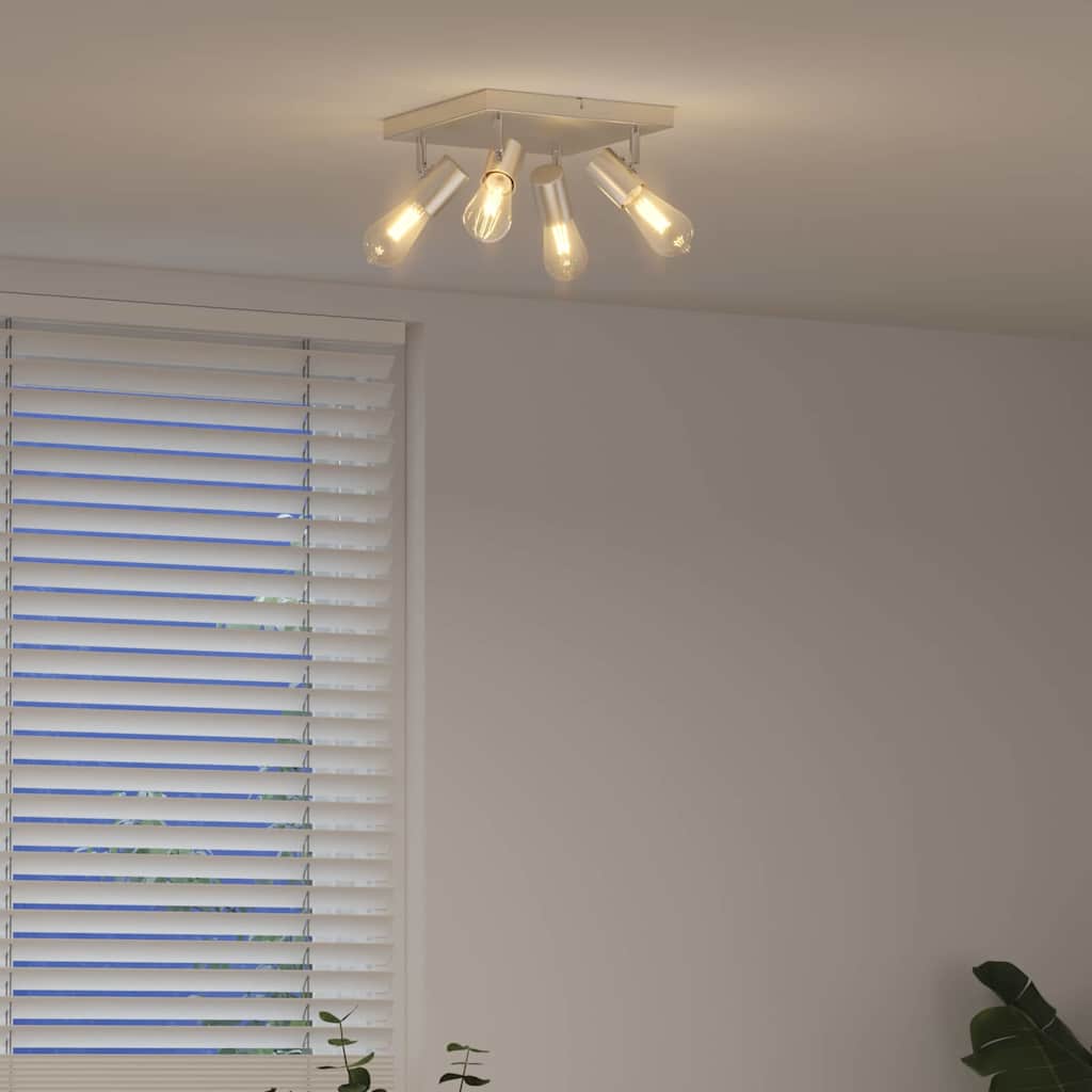 Loftsspot Med Spotlights 26 X 26 X 11,5 Cm Metal - Billede 4