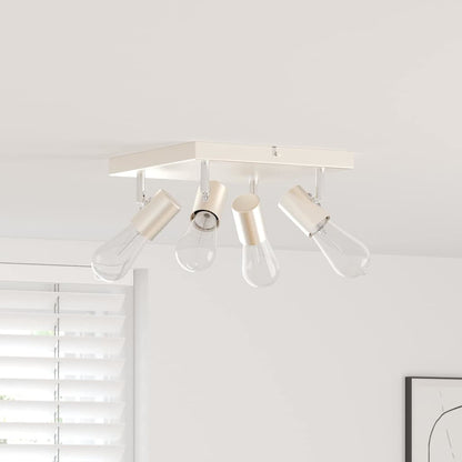 Loftsspot Børstet Nikkel 26.5 X 26 X 11.5 Cm Stål - Hovedbillede