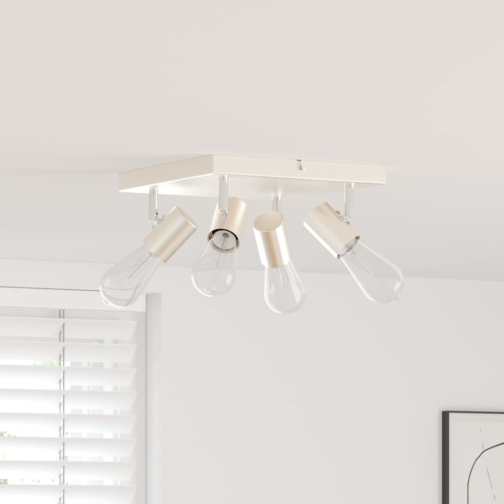 Loftsspot Med Spotlights 26 X 26 X 11,5 Cm Metal - Hovedbillede