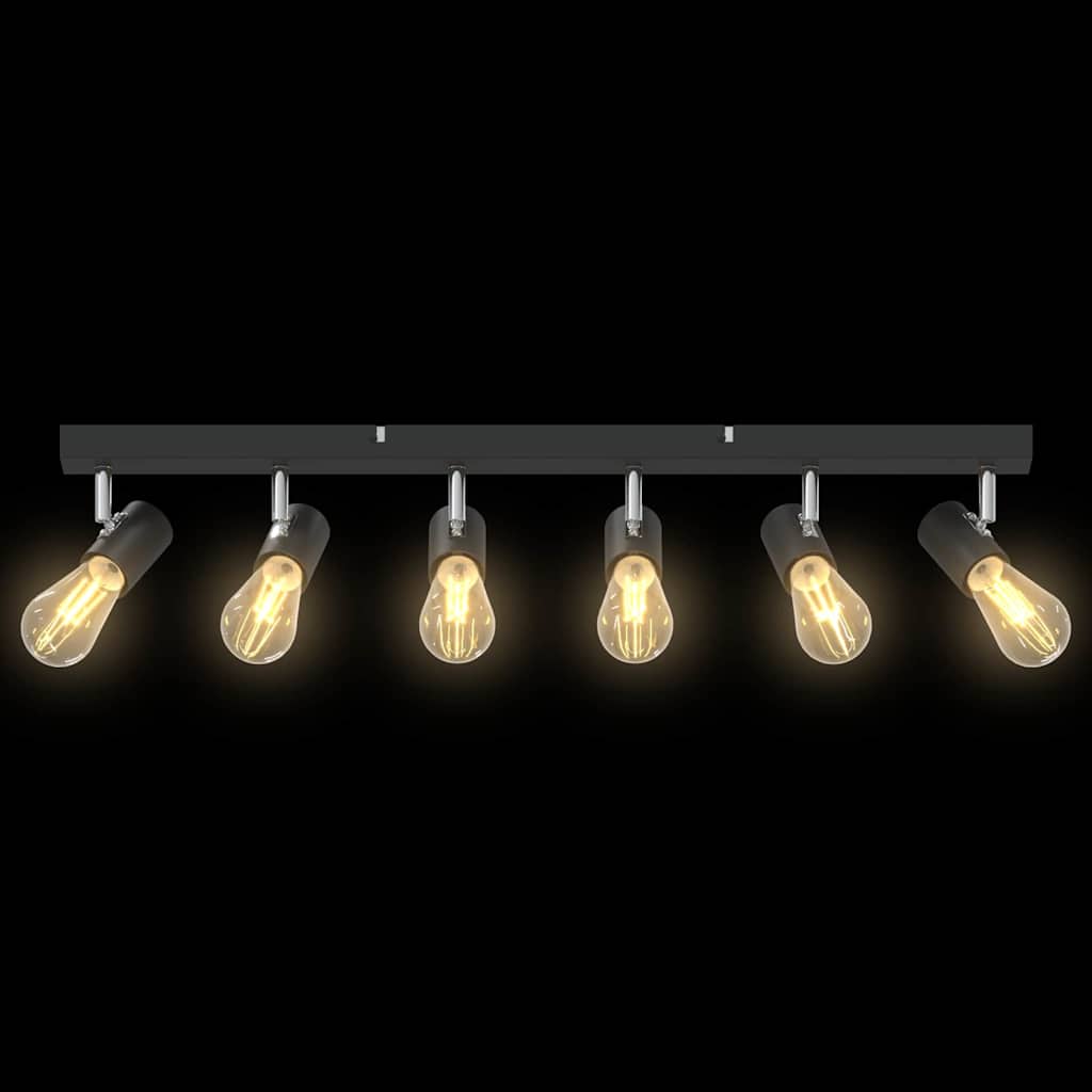 Loftsspot Sort 73 X 6.5 X 11.5 Cm Stål - Billede 12