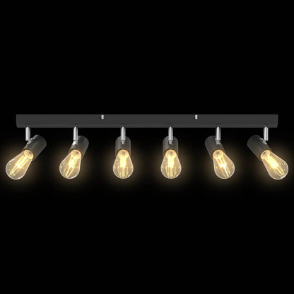 Loftsspot Sort 73 X 6.5 X 11.5 Cm Stål - Billede 12