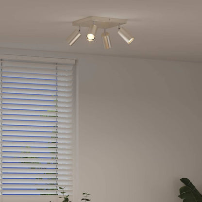 Loftsspot Med Spotlights 26 X 26 X 16 Cm Metal - Billede 4