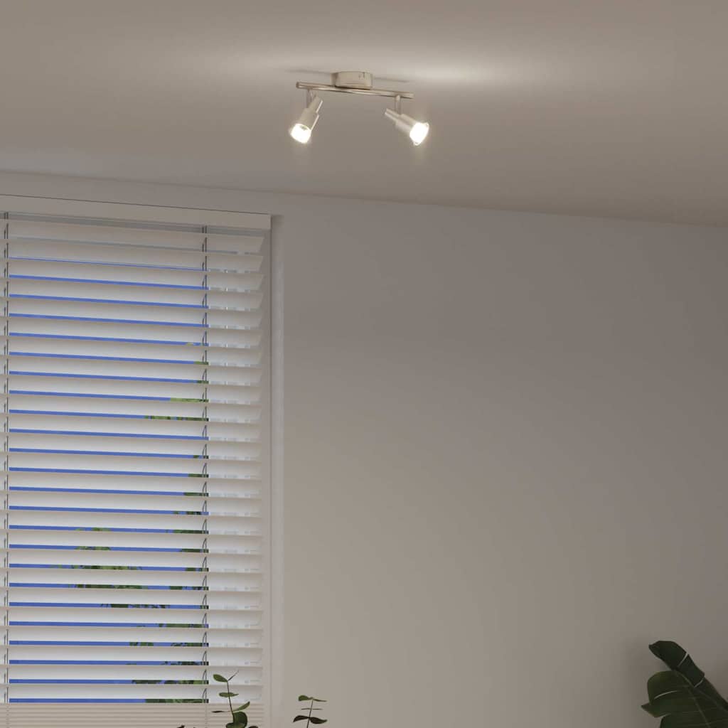 Loftsspot Børstet Nikkel 25.5 X 8 X 11 Cm Stål - Billede 4