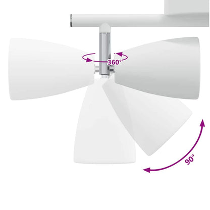 Loftsspot Hvid 25.5 X 8 X 15.5 Cm Stål - Billede 13