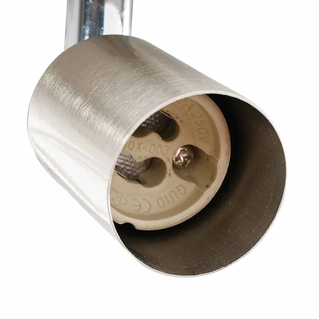 Loftsspot Sølv 29 X 29 X 11 Cm Stål Og Glas - Billede 9