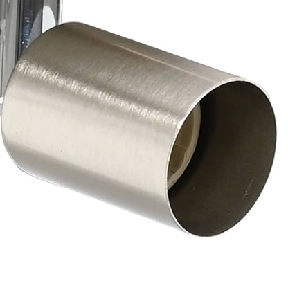 Loftsspot Sølv 29 X 29 X 11 Cm Stål Og Glas - Billede 10