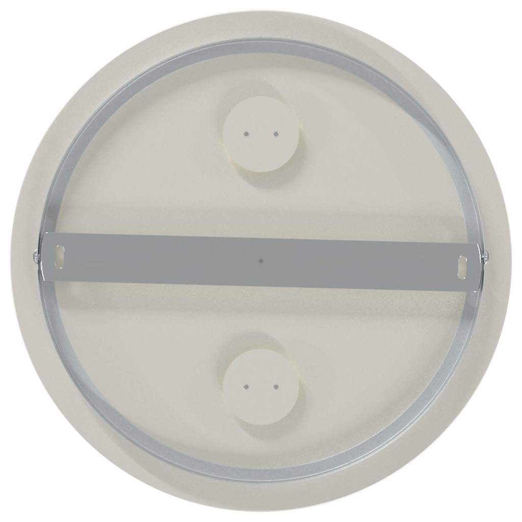 Loftsspot Sølv 29 X 29 X 11 Cm Stål Og Glas - Billede 8