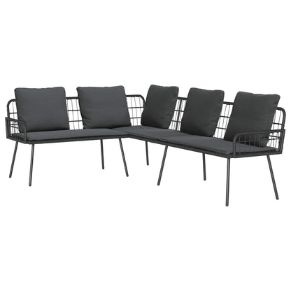Sofa Med Pude 173 X 231 X 90 Cm Stål - Variant 4108263