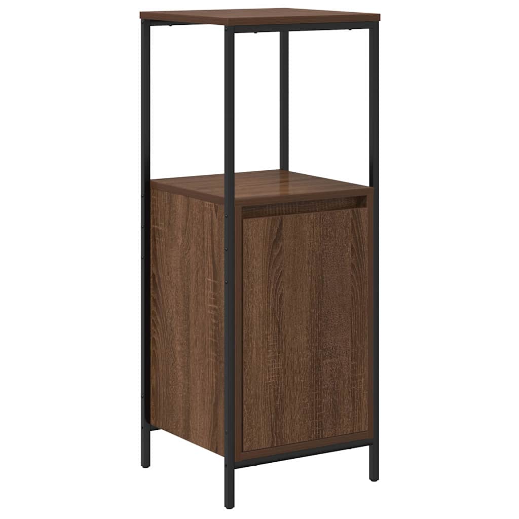Badeværelsesmøbel Sæt Med Hylde 5 Pcs Brun 76,5 X 35 X 95 Cm - Billede 5