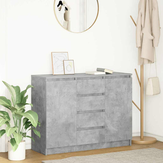 Skænk Med Skuffer 100,5X35X76 Cm Konstrueret Træ