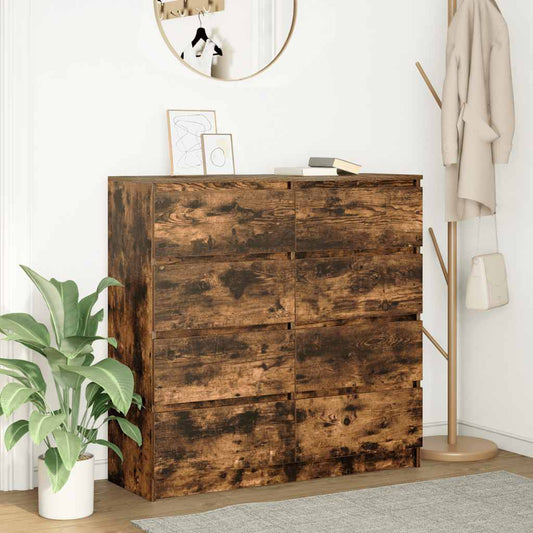 Skænk 100X35X99 Cm Konstrueret Træ Etræsfarve