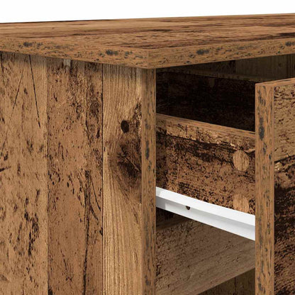 Bord Med Skuffe Gammelt Træ 140 X 49 X 76 Cm Konstrueret Træ - Billede 10