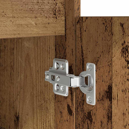 Bord Med Skuffe Gammelt Træ 140 X 49 X 76 Cm Konstrueret Træ - Billede 11