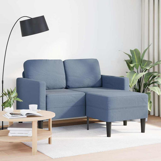 2-Personers Sofa Med Chaiselong L-Formet 125 Cm Linned