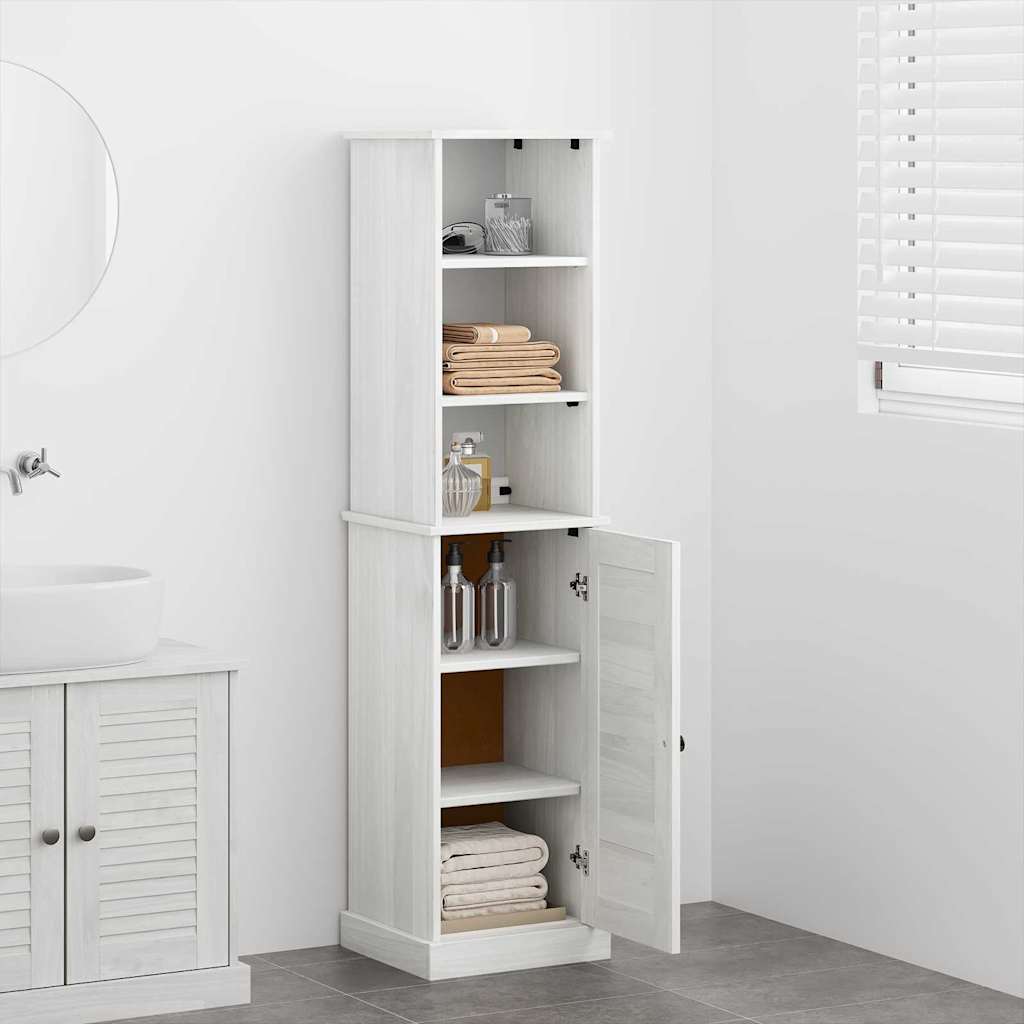 Badeværelsesmøbel Sæt Vigo 2 Pcs Brun Og Hvid 37 X 34 X 150 Cm - Billede 4