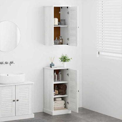 Badeværelsesmøbel Sæt Vigo 2 Pcs Antik Hvid 37 X 34 X 80 Cm - Billede 4
