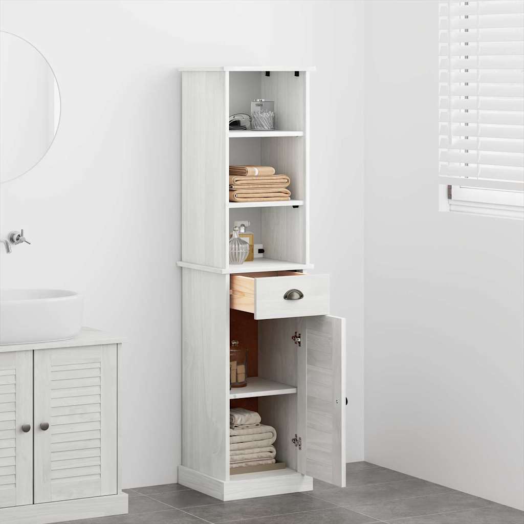Badeværelsesmøbel Sæt Vigo 2 Pcs Brun Og Hvid 37 X 34 X 150 Cm - Billede 4