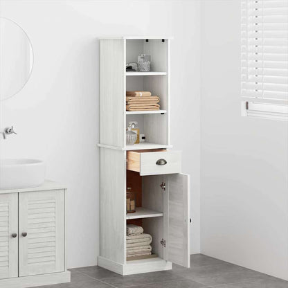 Badeværelsesmøbel Sæt Vigo 2 Pcs Brun Og Hvid 37 X 34 X 150 Cm - Billede 4