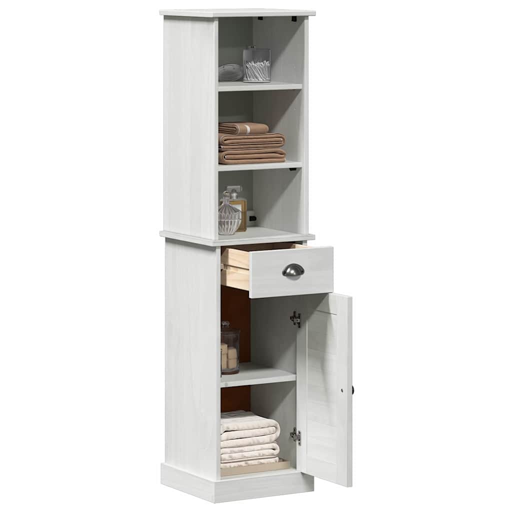 Badeværelsesmøbel Sæt Vigo 2 Pcs Brun Og Hvid 37 X 34 X 150 Cm - Billede 3