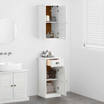 Badeværelsesmøbel Sæt Vigo 2 Pcs Brun Og Hvid 37 X 34 X 80 Cm - Billede 4