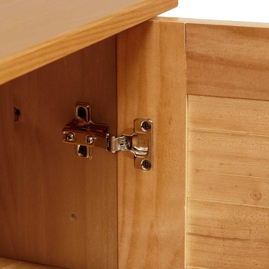 Badeværelsesmøbel Sæt Med Dør Vigo 2 Pcs Brun 67.5 X 34 X 80 Cm - Billede 8