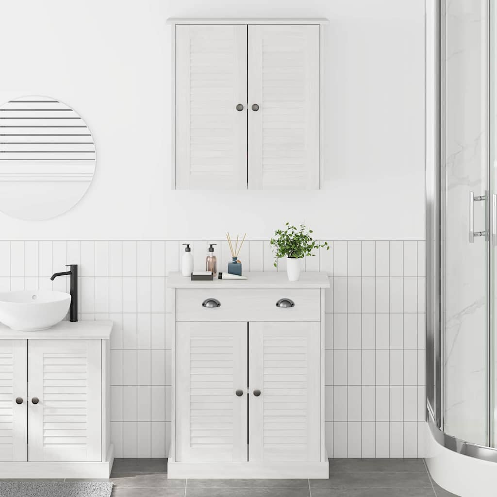 Badeværelsesmøbel Sæt Med Dør Vigo 2 Pcs Brun 67.5 X 34 X 80 Cm - Hovedbillede