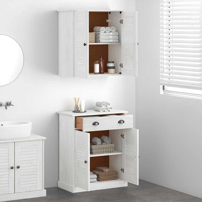 Badeværelsesmøbel Sæt Med Dør Vigo 2 Pcs Brun 67.5 X 34 X 80 Cm - Billede 4