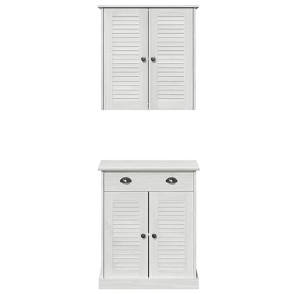Badeværelsesmøbel Sæt Med Dør Vigo 2 Pcs Brun 67.5 X 34 X 80 Cm - Billede 7