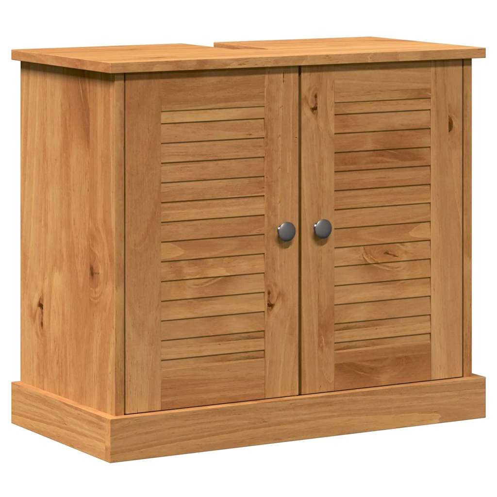 Badeværelsesmøbel Sæt Vigo 4 Pcs Honningfarvet 37 X 34 X 110 Cm - Billede 5