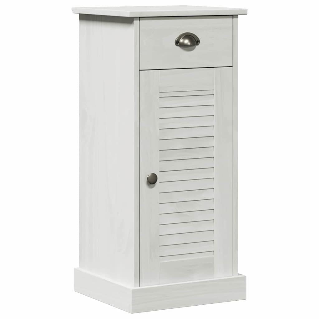 Badeværelsesmøbel Sæt Med Dør 3 Pcs Antik Hvid 37 X 34 X 110 Cm - Billede 6