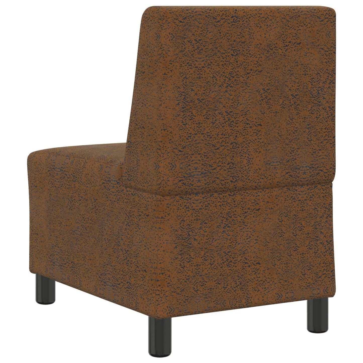 Modulsofa Enhed Uden Arme Brun 55 X 74 X 82 Cm Faux Suede Læder - Billede 6