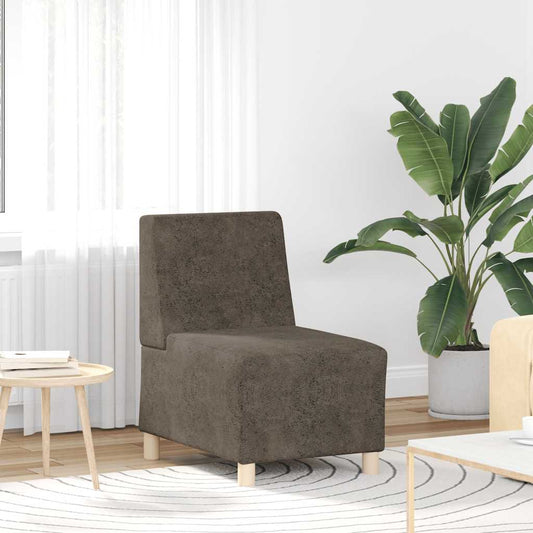 Sofastol 55 Cm Imiteret Ruskind