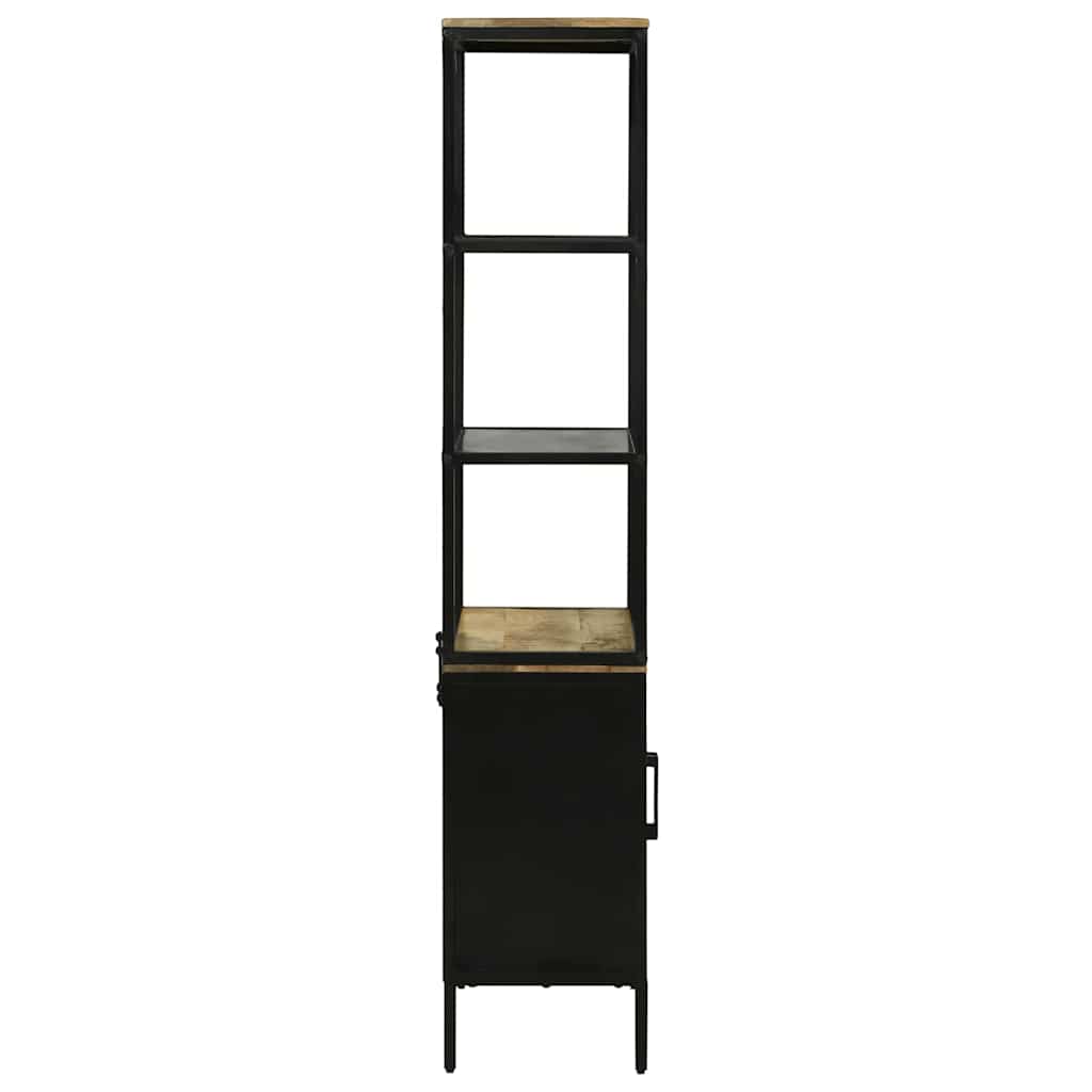 Highboard Brun 70 X 35 X 180 Cm Massivt Mangotræ - Billede 6