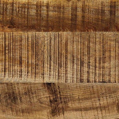 Highboard Brun 70 X 35 X 180 Cm Massivt Mangotræ - Billede 12