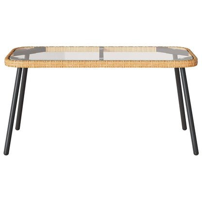 Havesofa Sæt Med Pude 2 Dele Polyrattan - Billede 5
