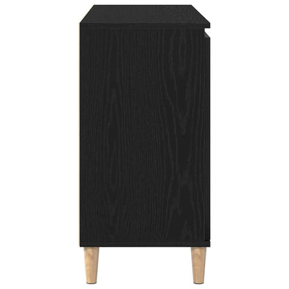 Sideboard Med Skuffe Sort 102 X 35 X 60 Cm Konstrueret Træ - Billede 8