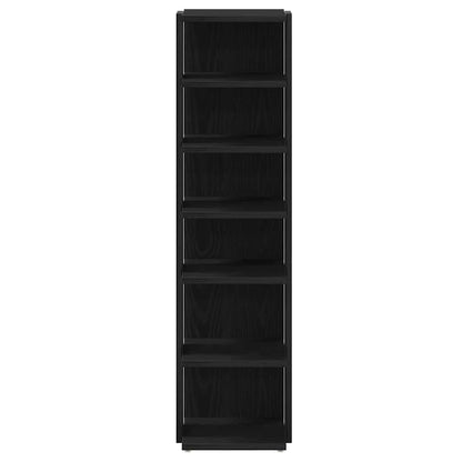 Skoskab 25x27x102 Cm Konstrueret Træ Egetræ - Billede 5