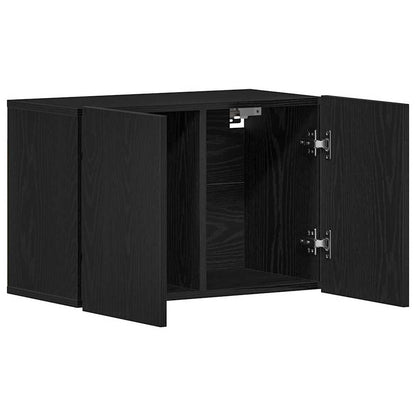 Tv-skab Sort Egetræ 60x30x41 Cm Konstrueret Træ - Billede 5