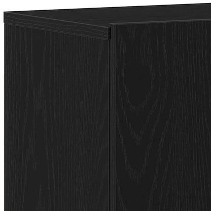 Tv-skab Sort Egetræ 60x30x41 Cm Konstrueret Træ - Billede 9