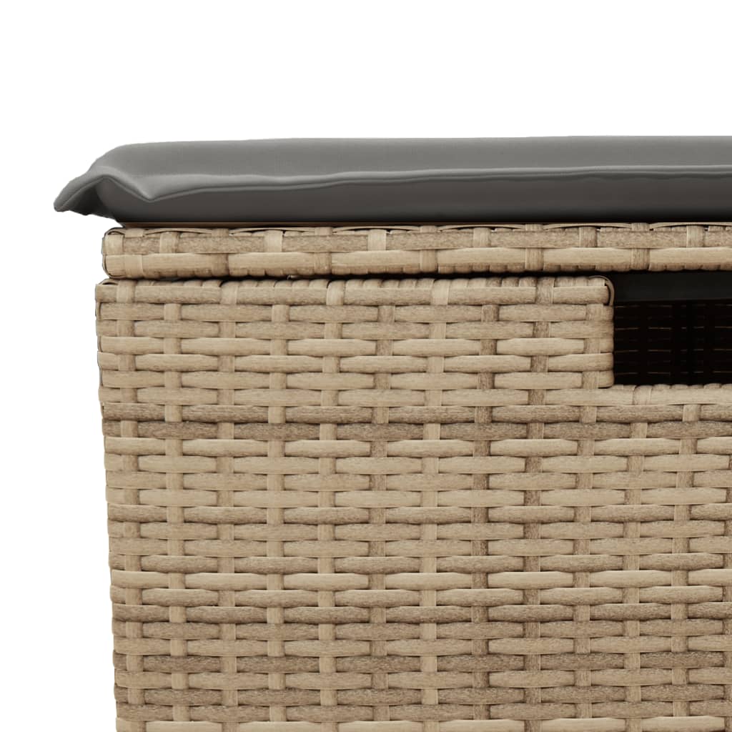 Sofasæt Til Haven 4 Dele Med Hynder Polyrattan - Billede 10