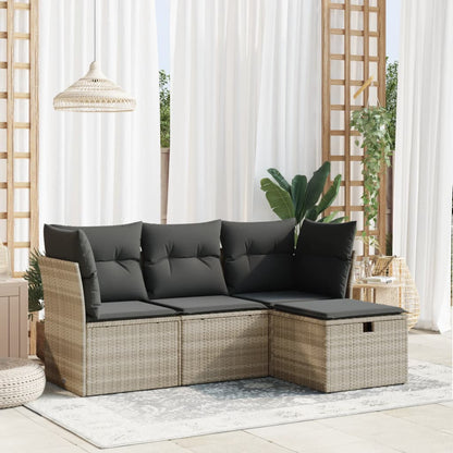 Sofasæt Til Haven 4 Dele Med Hynder Polyrattan - Variant 3325258