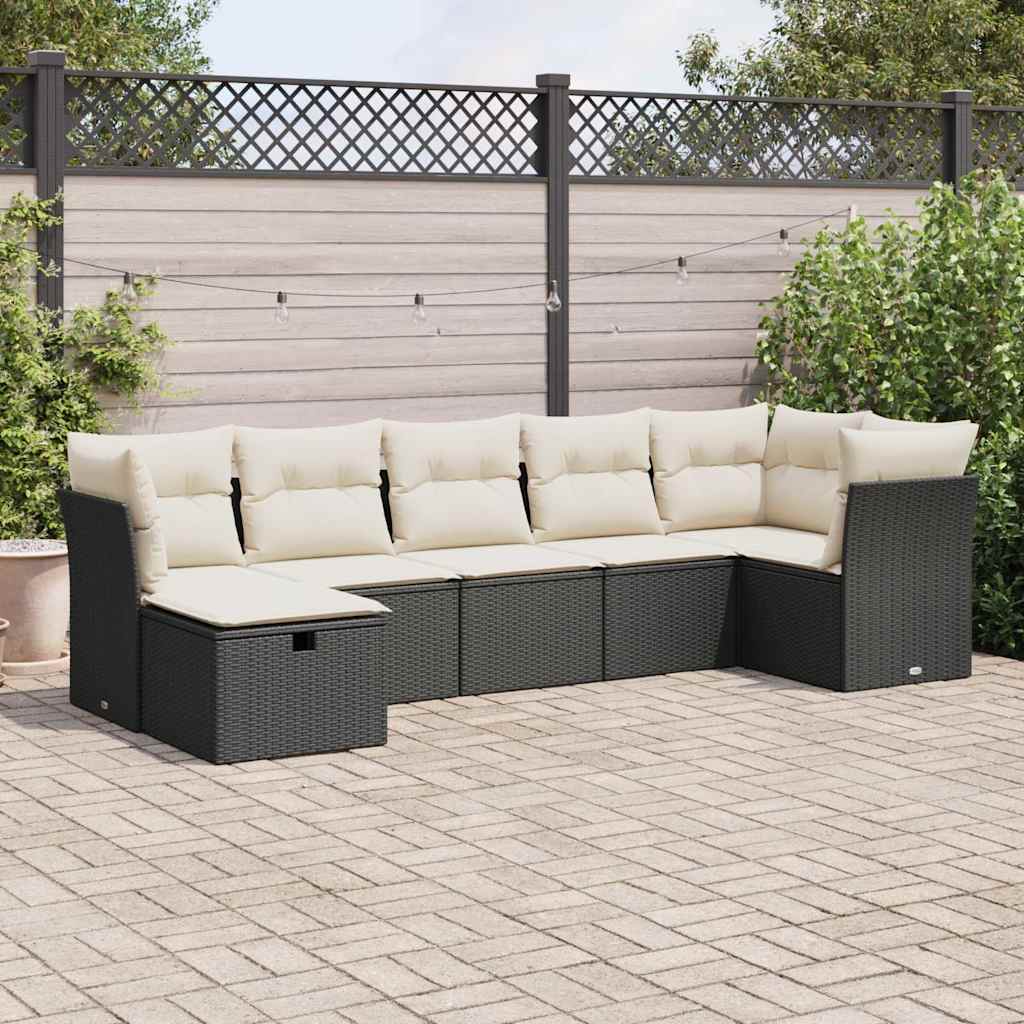 Sofasæt Til Haven 7 Dele Med Hynder Polyrattan - Variant 3325302