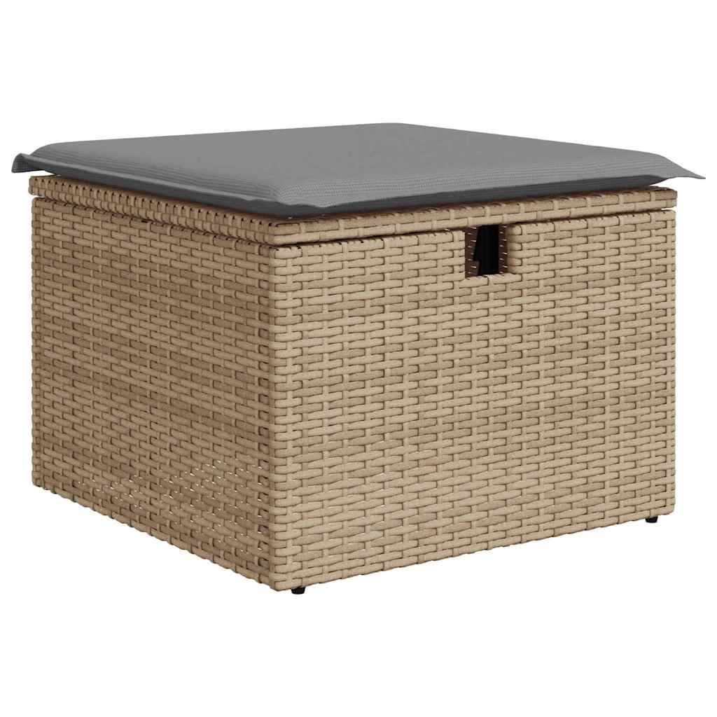 Sofasæt Til Haven 7 Dele Med Hynder Polyrattan - Billede 5