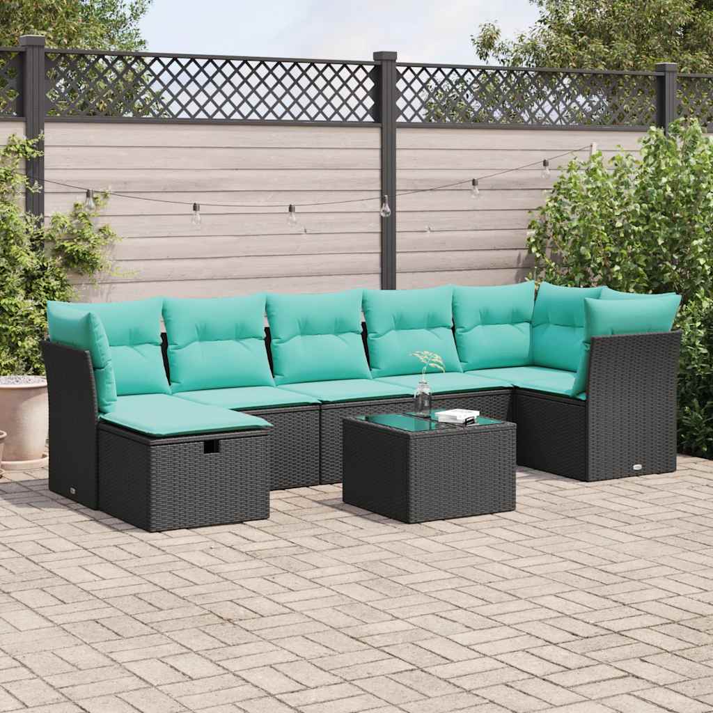 Sofasæt Til Haven 8 Dele Med Hynder Polyrattan - Hovedbillede