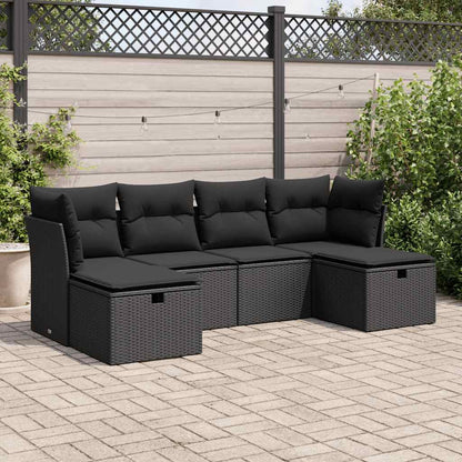 Sofasæt Til Haven 6 Dele Med Hynder Polyrattan - Variant 3325321
