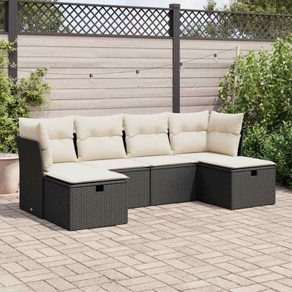 Sofasæt Til Haven 6 Dele Med Hynder Polyrattan - Variant 3325322